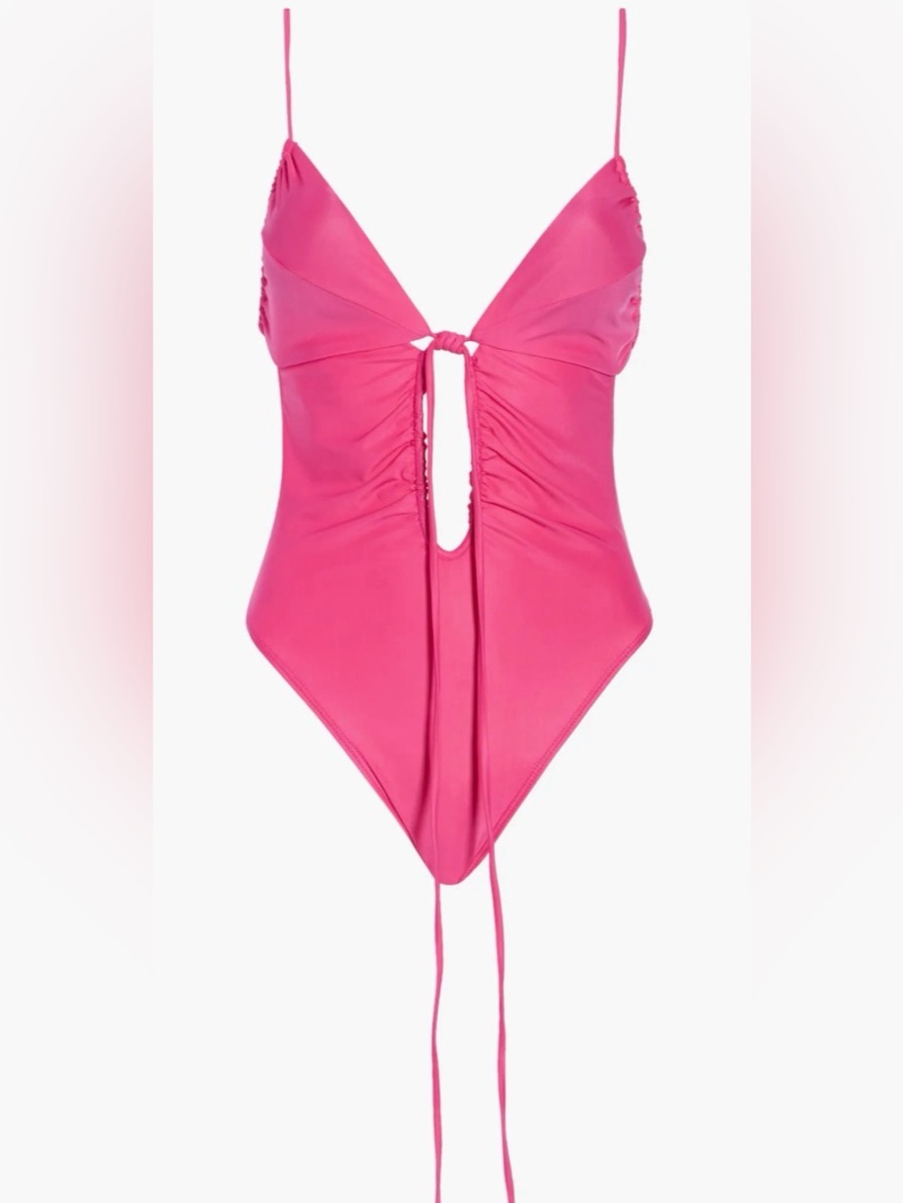 NWT ViX Paula Hermanny Mag One-Piece Swimsuit in Pink - Picture 3 of 4